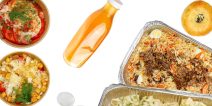1 кг домашние манты, 1 кг ташкентский плов, 500 гр бауырсаков, 2 лепешки, 4 самсы, 4 чебурека, салат малибу, салат гнездо глухаря, салат ачучук, белый и красный соусы, 1 л компота,чай каркаде